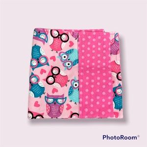 Handmade baby receiving blanket